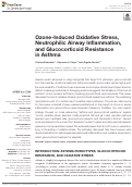 Cover page: Ozone-Induced Oxidative Stress, Neutrophilic Airway Inflammation, and Glucocorticoid Resistance in Asthma