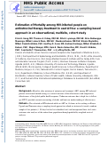 Cover page: Estimation of mortality among HIV-infected people on antiretroviral treatment in east Africa: a sampling based approach in an observational, multisite, cohort study