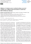 Cover page: Influences of emission sources and meteorology on aerosol chemistry in a polluted urban environment: results from DISCOVER-AQ California