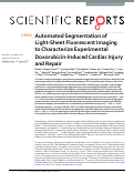 Cover page: Automated Segmentation of Light-Sheet Fluorescent Imaging to Characterize Experimental Doxorubicin-Induced Cardiac Injury and Repair.