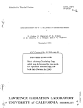 Cover page: MEASUREMENT OF T = 2 ELASTIC nn CROSS SECTIONS