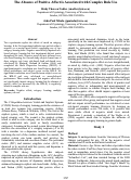 Cover page: The Absence of Positive Affect is Associated with Complex Rule Use