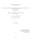 Cover page: Application, assessment, and advancing binding free energy predictions for computer aided drug design and discovery