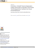 Cover page: Correction: A Health Threat to Bystanders Living in the Homes of Smokers: How Smoke Toxins Deposited on Surfaces Can Cause Insulin Resistance