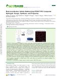 Cover page: Electroconductive Gelatin Methacryloyl-PEDOT:PSS Composite Hydrogels: Design, Synthesis, and Properties