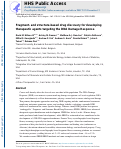 Cover page: Fragment- and structure-based drug discovery for developing therapeutic agents targeting the DNA Damage Response