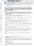 Cover page: Recreational physical activity, sitting, and androgen metabolism among postmenopausal women in the Women's Health Initiative Observational Study