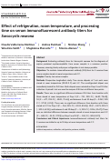 Cover page: Effect of refrigeration, room temperature, and processing time on serum immunofluorescent antibody titers for Sarcocystis neurona.