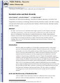 Cover page: Bacterial Actins and Their Diversity