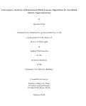 Cover page: Convergence Analysis of Randomized Block Lanczos Algorithms for Low-Rank Matrix Approximations