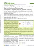 Cover page: Hybrid Catalytic Biorefining of Hardwood Biomass to Methylated Furans and Depolymerized Technical Lignin