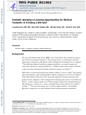 Cover page: Pediatric Workplace Learning Opportunities for Medical Students: Is Scribing a Win-Win?