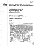 Cover page: Parallelization of Structured, Hierarchical Adaptive Mesh Refinement Algorithms