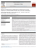 Cover page: Infection and Mechanical Complications Are Risk Factors for New Diagnosis of a Mental Health Disorder After Total Joint Arthroplasty