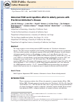 Cover page: Abnormal P600 word repetition effect in elderly persons with preclinical Alzheimer’s disease