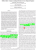 Cover page: XOR in Order: Category Learning of Exclusive-Or in a Temporal Sequence