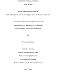 Cover page: Marine Aquaculture Development: Spatial Management, Conservation Opportunities and Production Potential