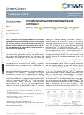 Cover page: Tetraphenylpentalenide organolanthanide complexes