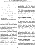 Cover page: The ‘universal’ structure of name grammars and the impact of social engineering on the evolution of natural information systems