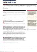 Cover page: Association of Patient Race and Ethnicity With Differences in Opioid Prescribing by Primary Care Physicians for Older Adults With New Low Back Pain