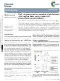 Cover page: High turnover in electro-oxidation of alcohols and ethers with a glassy carbon-supported phenanthroimidazole mediator.