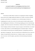 Cover page: Assessing the Feasibility of Creek Daylighting in San Francisco, Part I: A Synthesis of Lessons Learned from Existing Urban Daylighting Projects