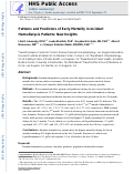 Cover page: Patterns and Predictors of Early Mortality in Incident Hemodialysis Patients: New Insights