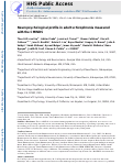 Cover page: Neuropsychological profile in adult schizophrenia measured with the CMINDS