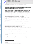 Cover page: Inflammatory Biomarkers Correlate With Etiology in Childhood Arterial Ischemic Stroke