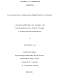 Cover page: Learning Approaches to Analog and Mixed Signal Verification and Analysis