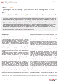 Cover page: Lymelight: forecasting Lyme disease risk using web search data