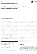 Cover page: Age-related change in fast adaptation mechanisms measured with the scotopic full-field ERG