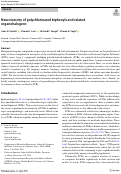 Cover page: Neurotoxicity of polychlorinated biphenyls and related organohalogens