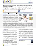 Cover page: Stacking Faults Assist Lithium-Ion Conduction in a Halide-Based Superionic Conductor.