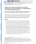 Cover page: Prediction of local fixed charge density loss in cartilage following ACL injury and reconstruction: A computational proof-of-concept study with MRI follow-up.