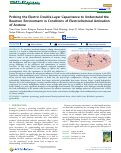 Cover page: Probing the Electric Double-Layer Capacitance to Understand the Reaction Environment in Conditions of Electrochemical Amination of Acetone.