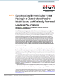 Cover page: Synchronized Biventricular Heart Pacing in a Closed-chest Porcine Model based on Wirelessly Powered Leadless Pacemakers