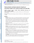 Cover page: Pharmacokinetic and pharmacodynamic properties of aerosolized (“vaped”) THC in adolescent male and female rats