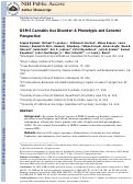 Cover page: DSM-5 cannabis use disorder: a phenotypic and genomic perspective.