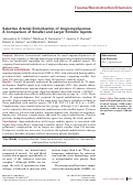 Cover page: Selective Arterial Embolization of Angiomyolipomas: A Comparison of Smaller and Larger Embolic Agents