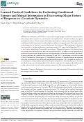 Cover page: Learned Practical Guidelines for Evaluating Conditional Entropy and Mutual Information in Discovering Major Factors of Response-vs.-Covariate Dynamics