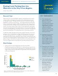 Cover page: Parking? Lots! Parking Over the Minimum in the City of Los Angeles