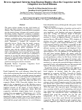 Cover page: Reverse Appraisal: Inferring from Emotion Displays who is the Cooperator and the Competitor in a Social Dilemma