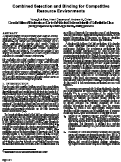 Cover page: Combined Selection and Binding for Competitive Resource Environments