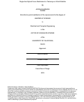 Cover page: Single Axis Optical Focus Mechanism for Telescope on Small Satellite