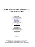 Cover page of Modeling Platforms, Terraces and Coastal Evolution