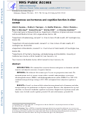 Cover page: Endogenous sex hormones and cognitive function in older women