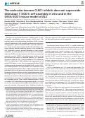 Cover page: The molecular tweezer CLR01 inhibits aberrant superoxide dismutase 1 (SOD1) self-assembly in vitro and in the G93A-SOD1 mouse model of ALS.