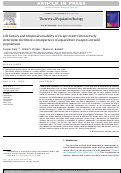 Cover page: Life history and temporal variability of escape events interactively determine the fitness consequences of aquaculture escapees on wild populations