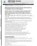 Cover page: Deliberating performance targets workshop: Potential paths for emerging PM2.5 and O3 air sensor progress